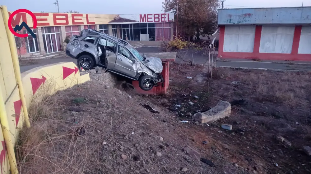 Göygöldə ağır qəza - Ölənlər var - Fotolar