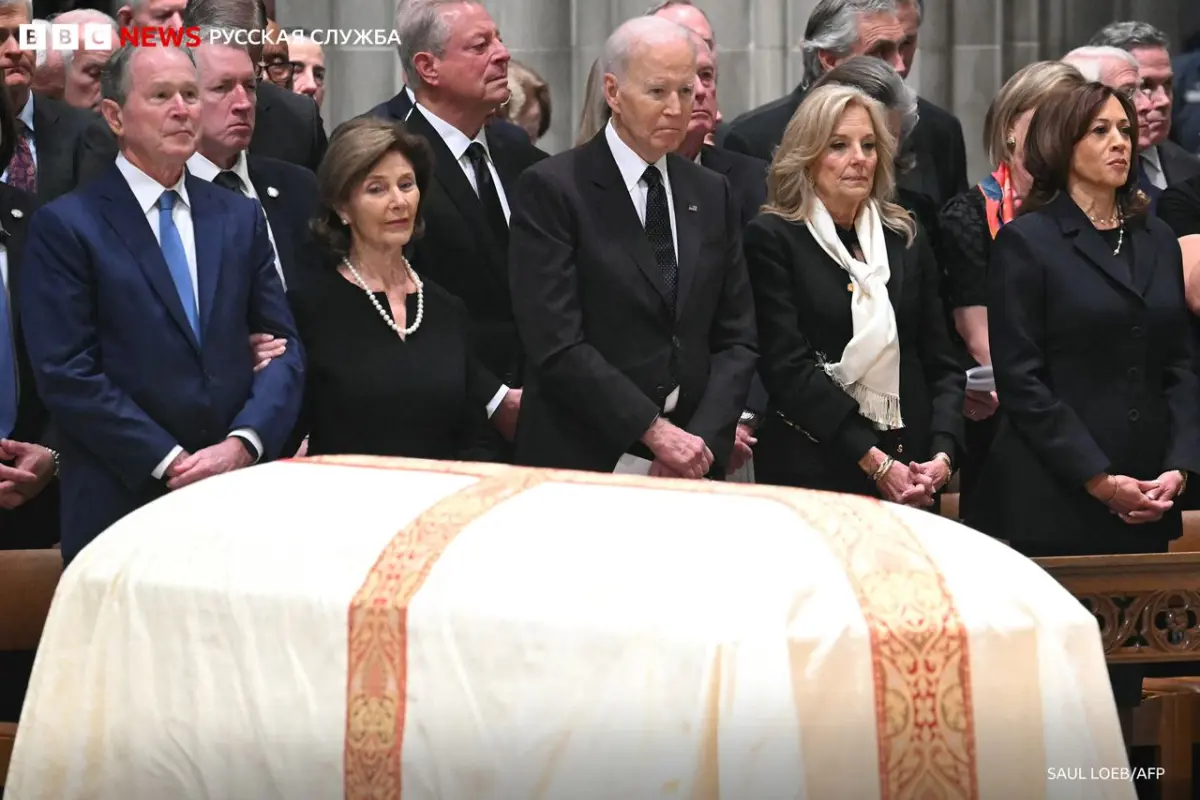 ABŞ siyasətinin elitası bu səbəbdən milli kilsədə toplandı – Fotolar