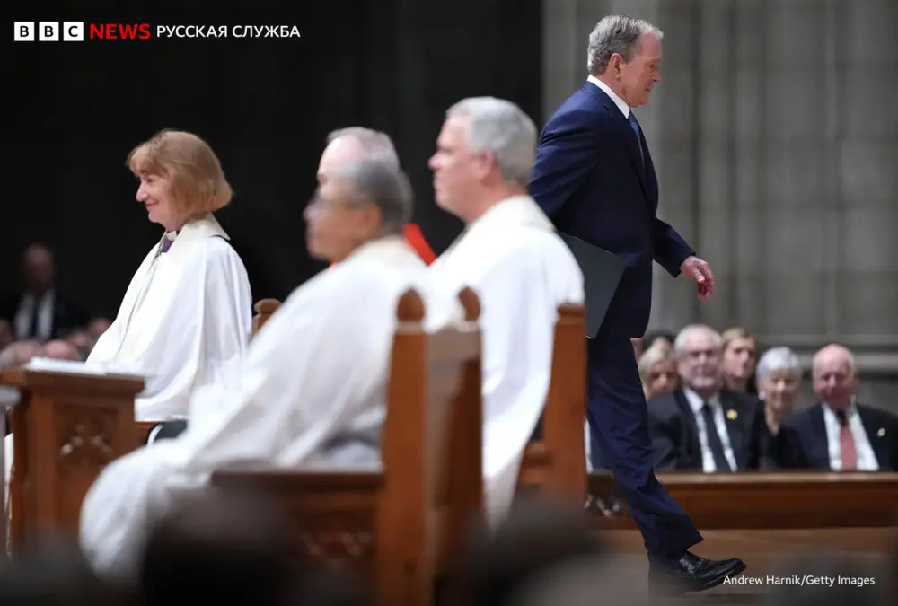 ABŞ siyasətinin elitası bu səbəbdən milli kilsədə toplandı – Fotolar