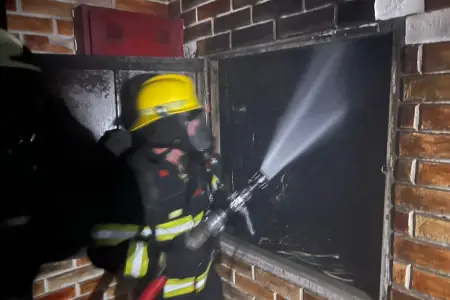 Dəhşətli yanğından geridə qalanlar... - Video