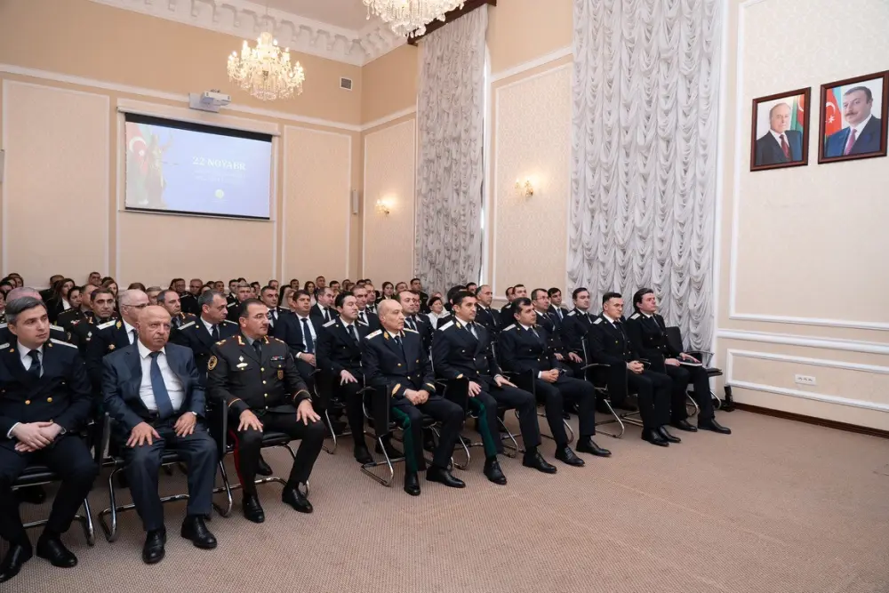 Ədliyyə işçilərinin peşə bayramı qeyd edildi - Fotolar