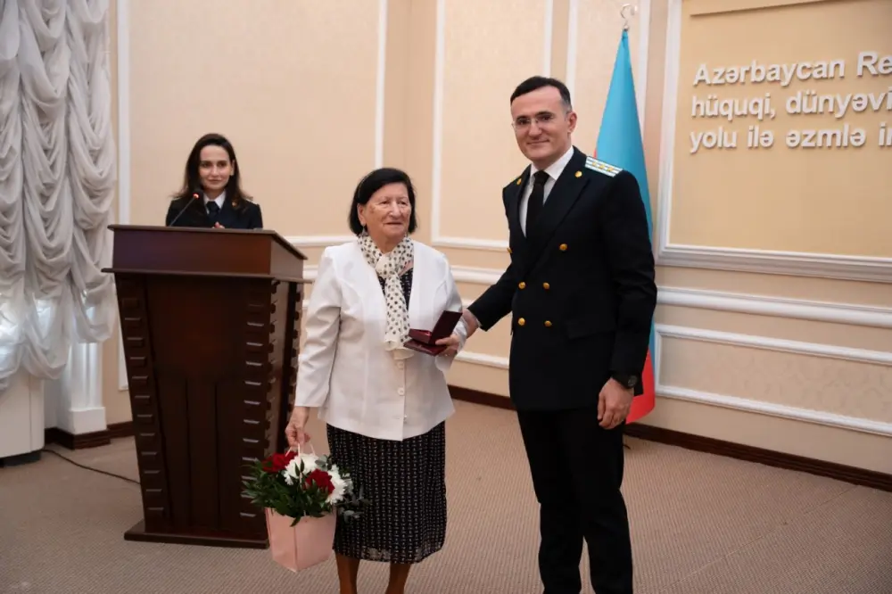 Ədliyyə işçilərinin peşə bayramı qeyd edildi - Fotolar