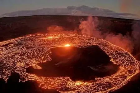 Dünyanın ən aktiv vulkanı yenidən oyanır: Güclü püskürmə gözlənilir