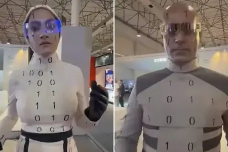 “Robot” qalmaqalı: sərgidəki fiqurların insan olduğu üzə çıxdı