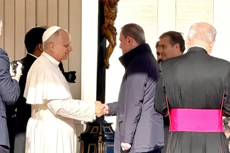 Ceyhun Bayramov Roma Papası ilə görüşdü