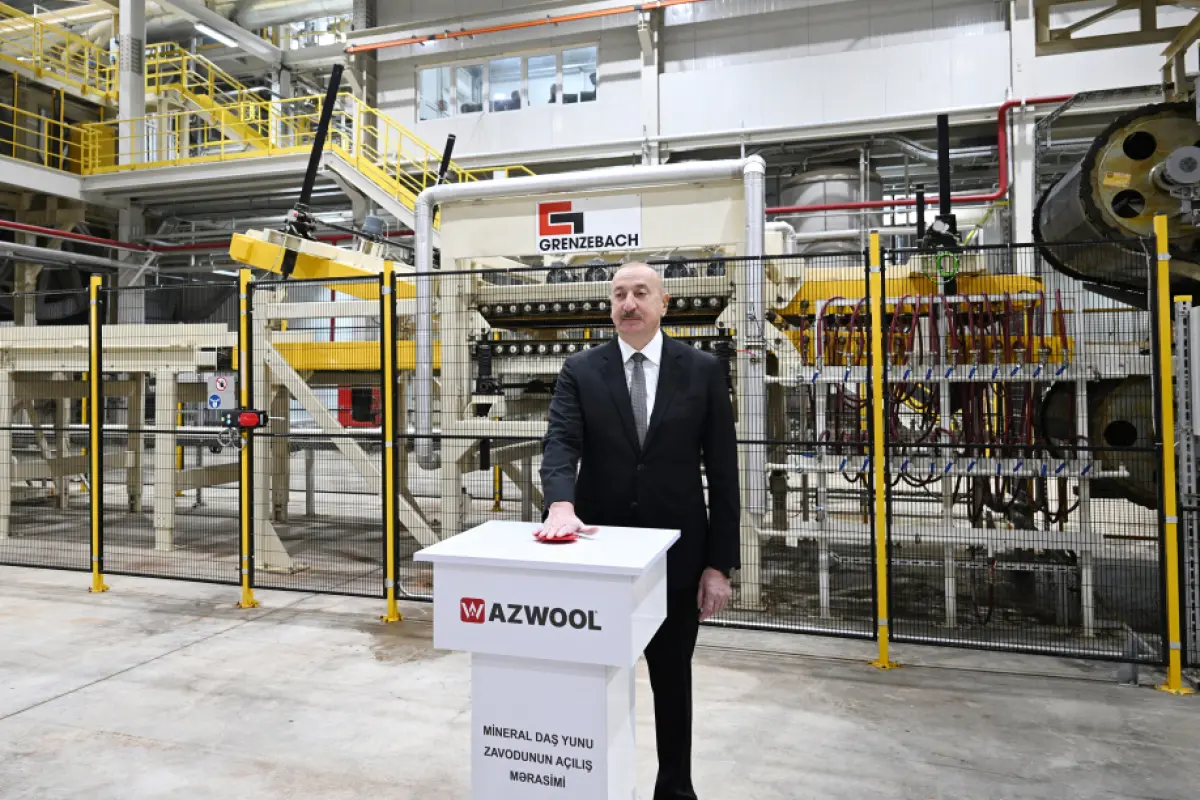 Prezident açılışda - Fotolar