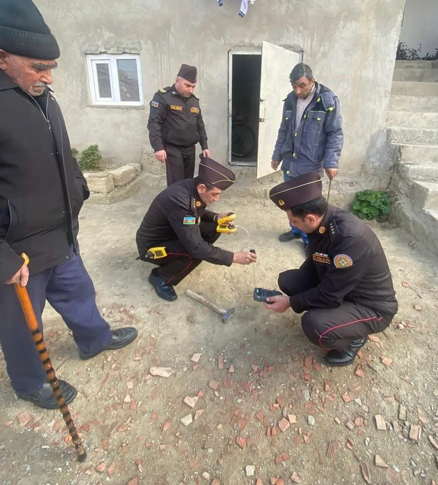 “Yanar dağ”ın yaxınlığındakı evlərə metan qazı sızıb – Fotolar