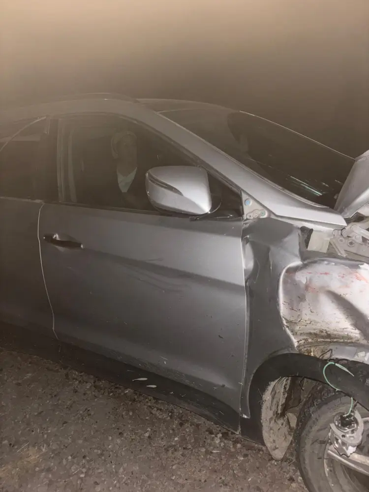 Ruslan Sabirli qəzaya düşdü - Fotolar