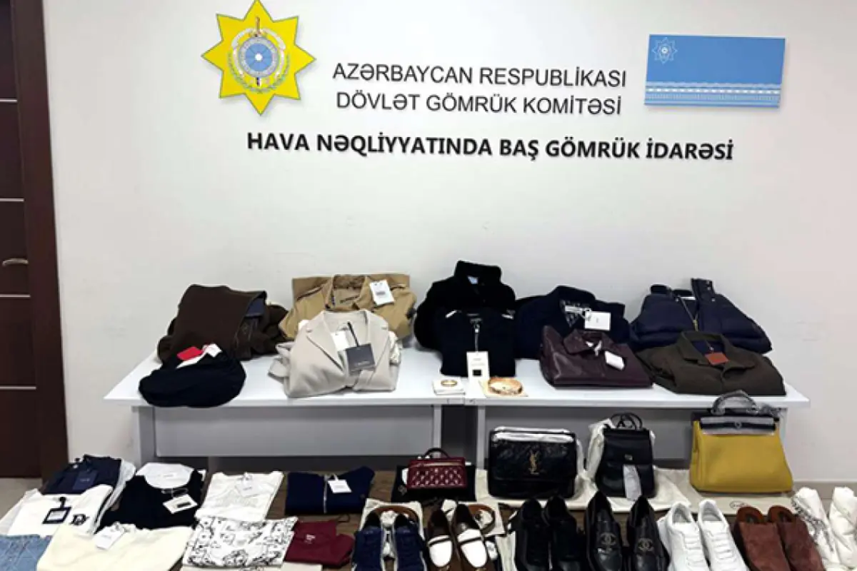 276 minlik brend malları ölkəyə qanunsuz keçirmək istədi - Fotolar