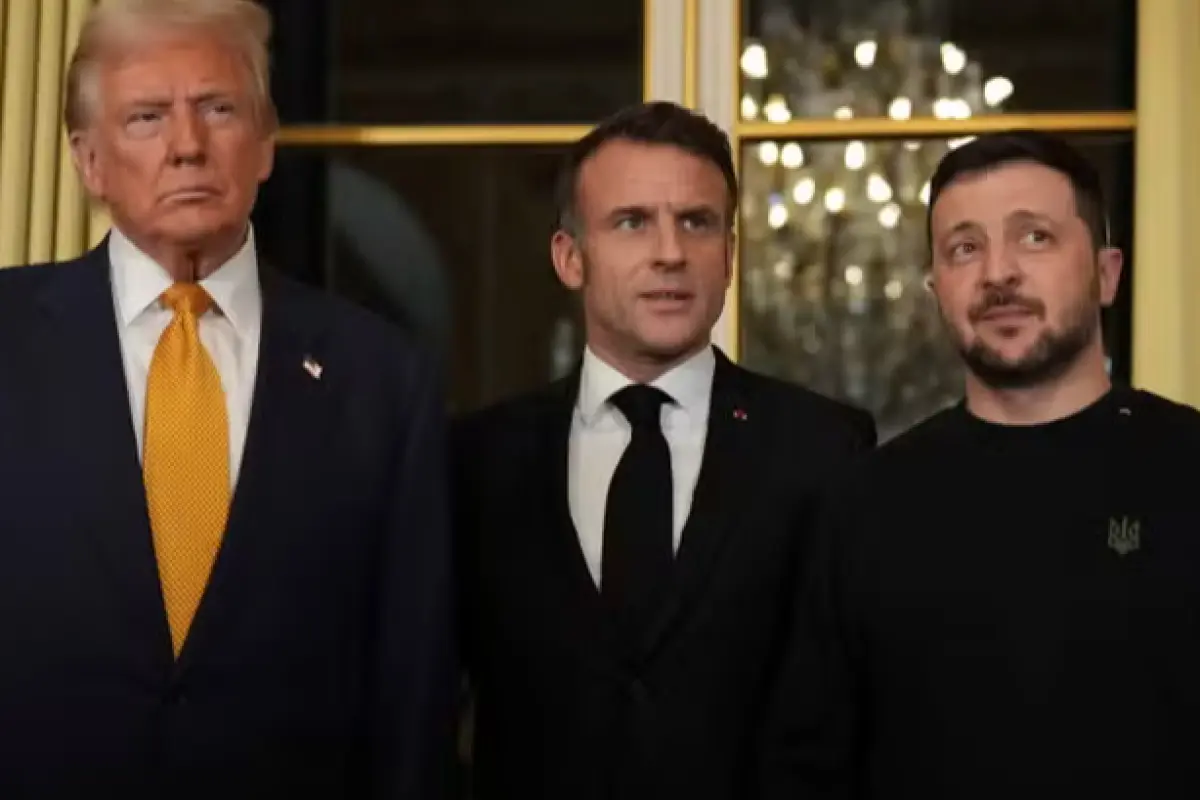 Makron Zelenski ilə danışıqlardan sonra Trampa zəng etdi