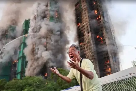 Honq-Konqda yanğında ölənlərin sayı artdı