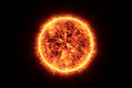 Günəş ilk dəfə 3D formatında göründü 