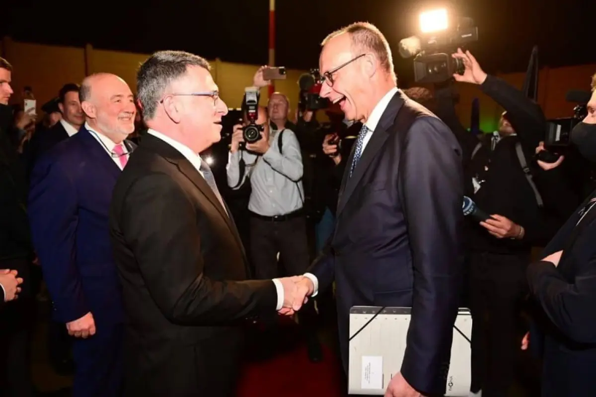 Fridrix Merts İsrailə səfər etdi