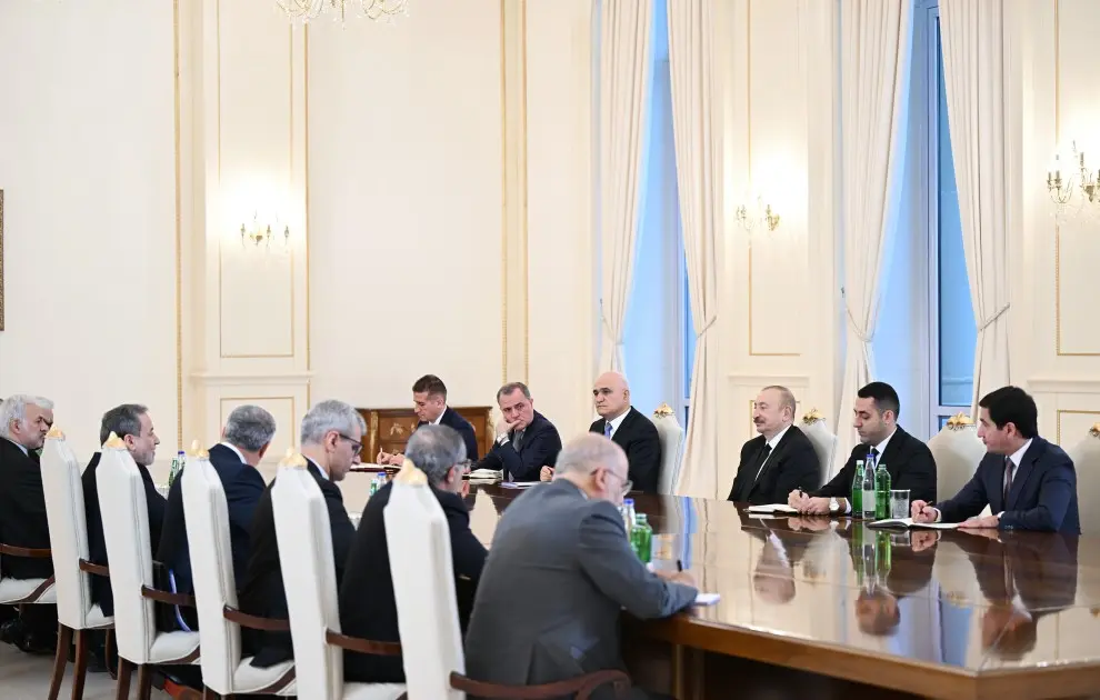 İlham Əliyev Əraqçini qəbul etdi - Foto