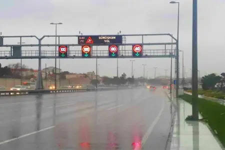 Aeroport yolunda sürət həddi bərpa edildi