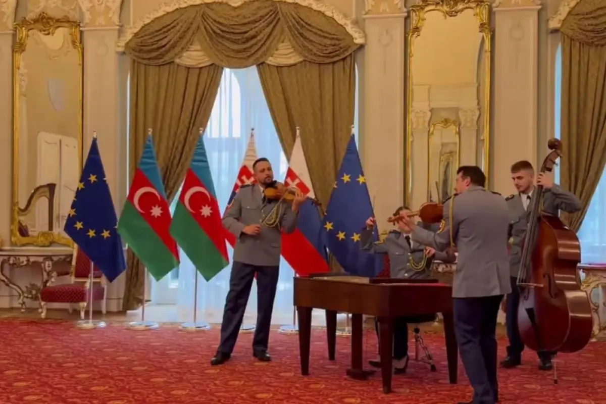 Slovakiyada “Qurban olum, Azərbaycan” səsləndi - Video 