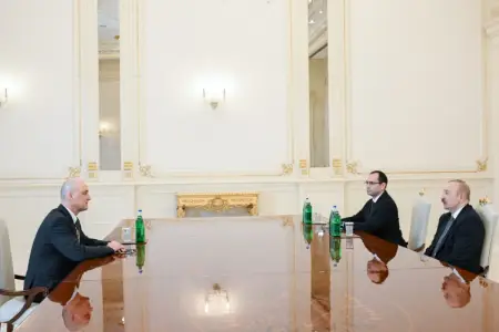 İlham Əliyev Ksaba Leykonu qəbul etdi - FOTOLAR