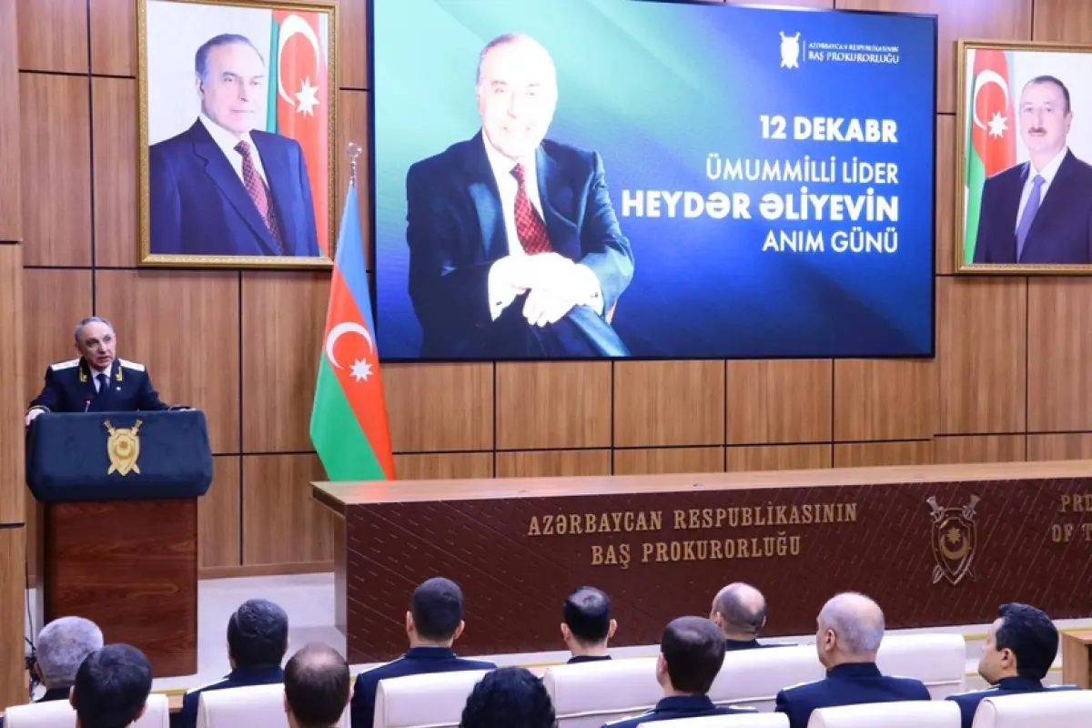Baş Prokurorluqda Heydər Əliyevin anım gününə həsr olunan tədbir keçirilib