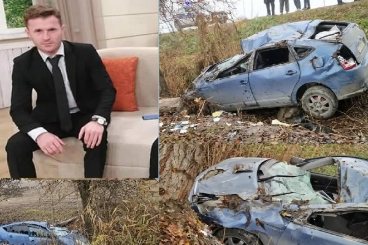 Xanəndənin qəzada ölən atasının və övladının fotosu 