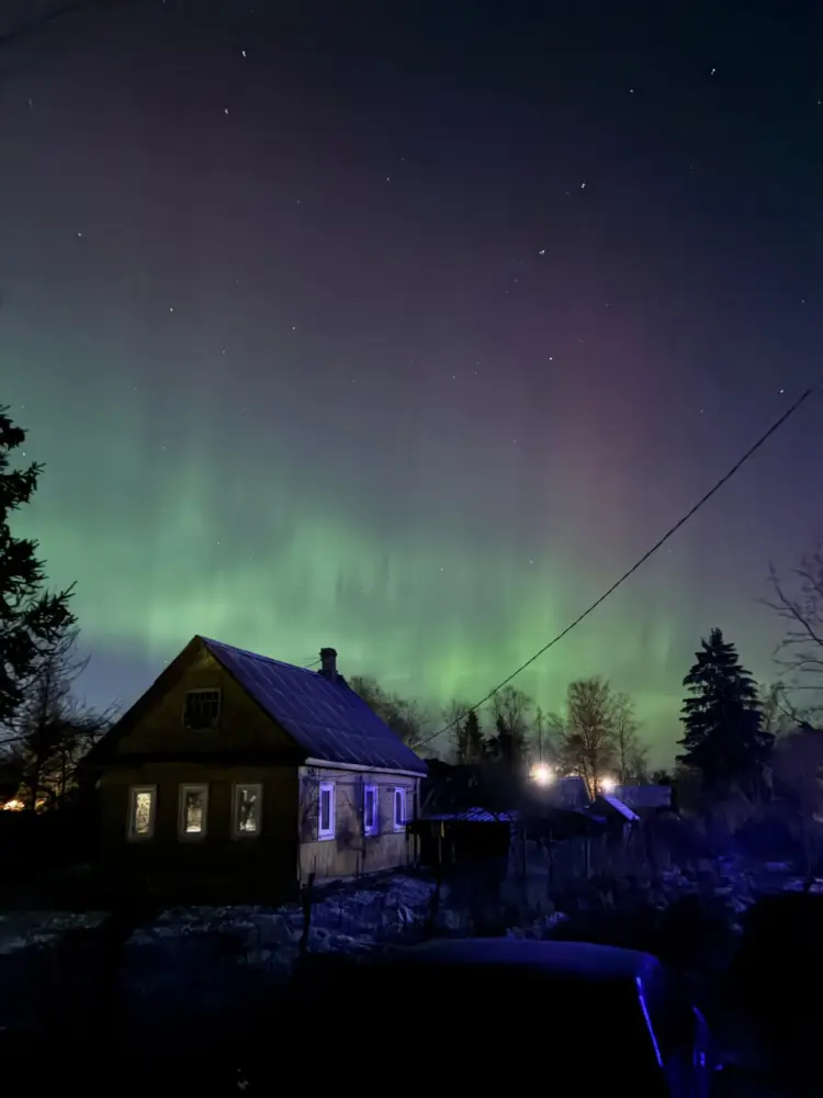 Leninqrad vilayəti üzərində qeyri-adi təbiət hadisəsi – Fotolar
