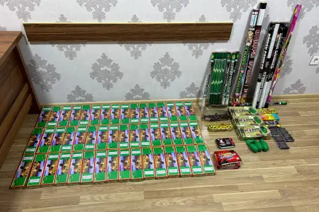480 qutu pirotexniki vasitə aşkarlandı