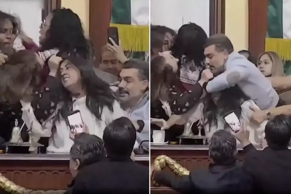 Parlamentdə dava düşdü: Deputatlar əlbəyaxa oldular - Foto 