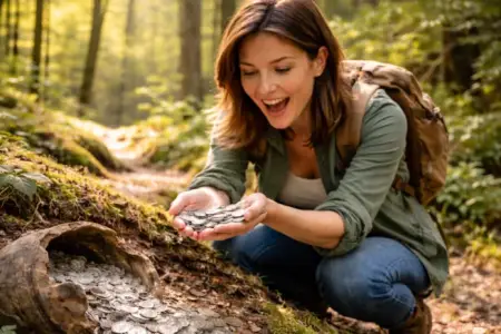Gəzintiyə çıxmışdı, 900 illik xəzinə tapdı
