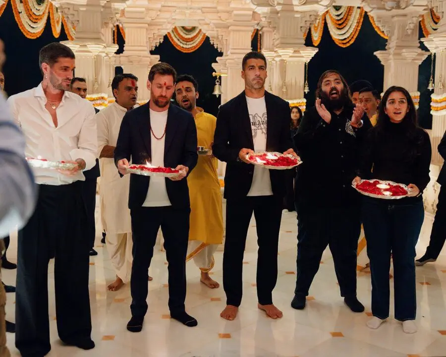 Lionel Messi hindu tanrısı Hanumana dua etdi - Foto 