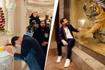 Lionel Messi hindu tanrısı Hanumana dua etdi - Foto 