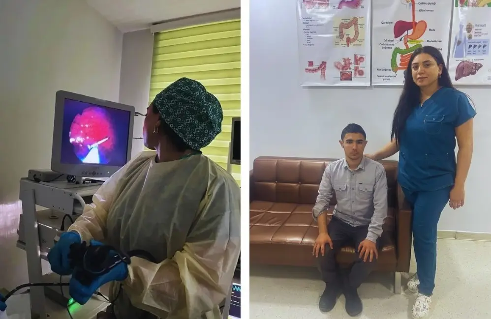 Bakıda azyaşlının mədəsindən mismar çıxarıldı - Foto