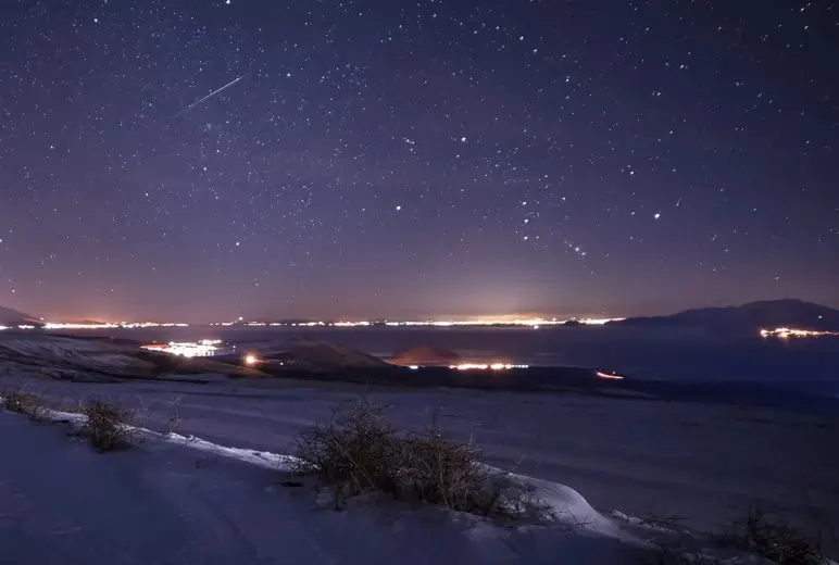 Meteor yağışı belə görüntüləndi - Fotolar