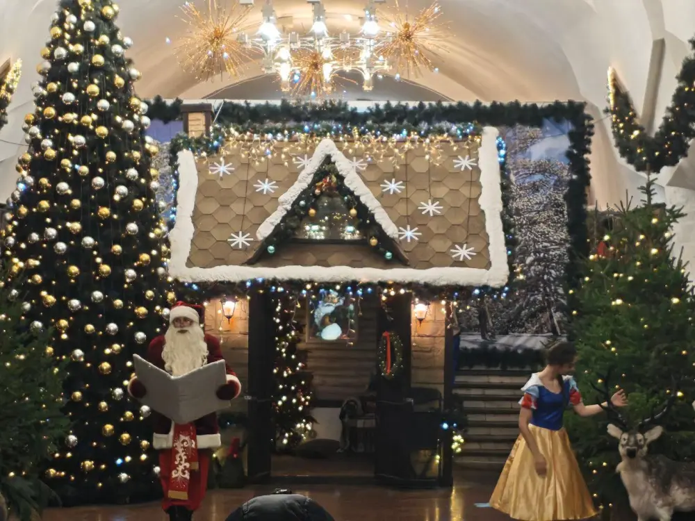 Xarkov yerin altında bayram edir – Yeni il metroya köçdü – Fotolar