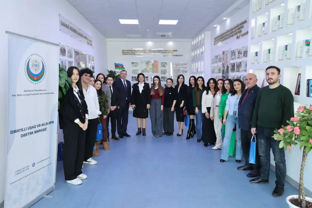 İsmayıllı Uşaq və Ailələrə Dəstək Mərkəzi ziyarət edildi