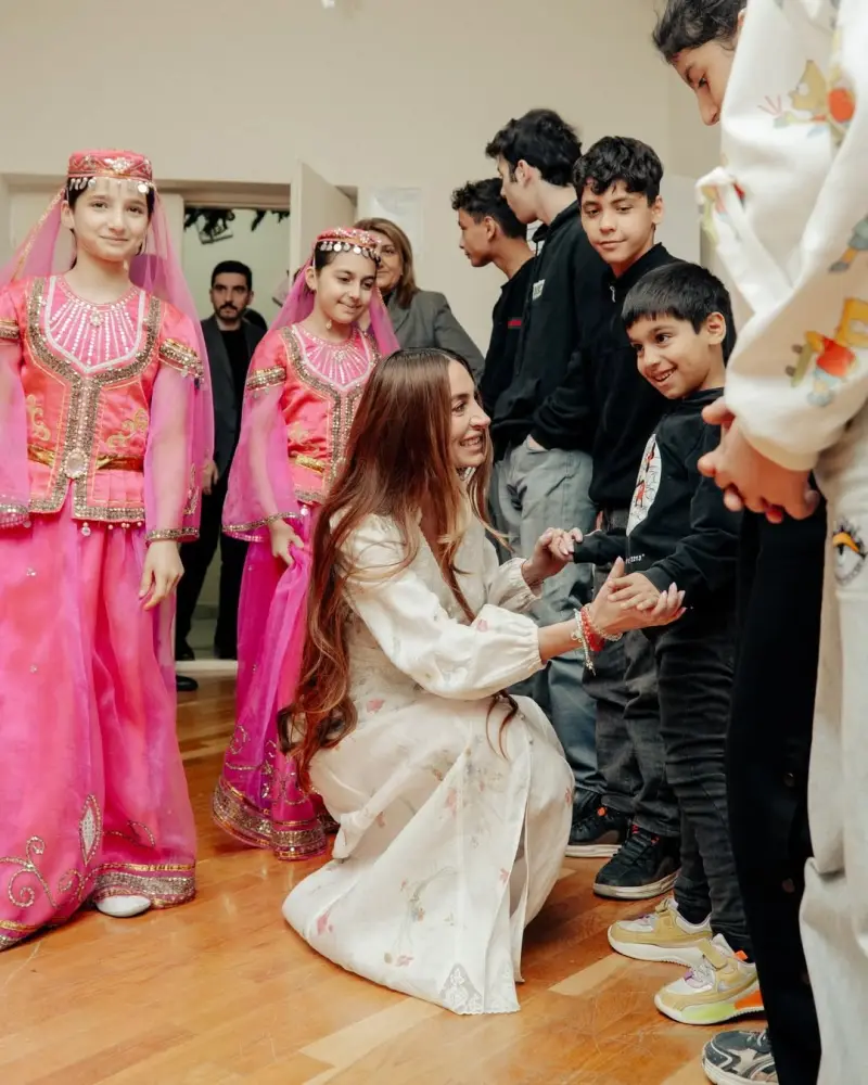 Arzu Əliyeva uşaq evini ziyarət etdi - Foto