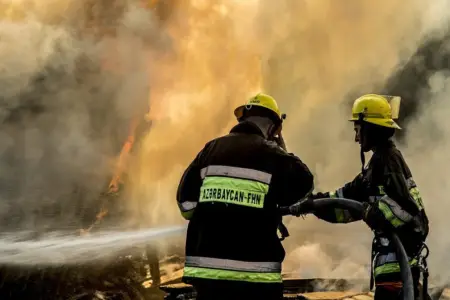 Lerikdə məktəbdə yanğın 