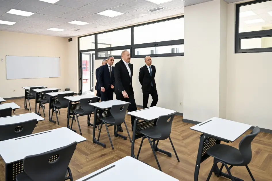 İlham Əliyev Xankəndidə açılış etdi