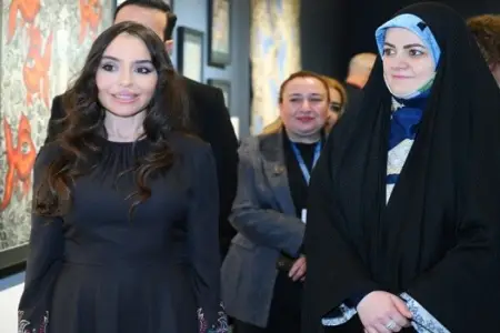 Leyla Əliyeva Zəhra Pezeşkianla görüşdü