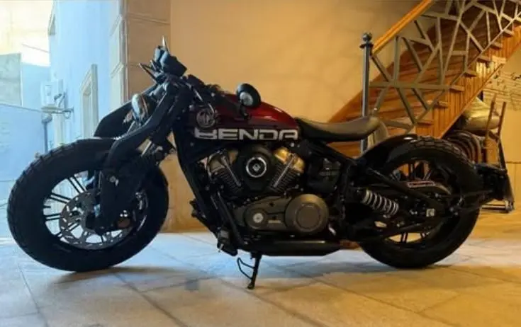 Rafael İsgəndərovun motosikleti - Fotolar