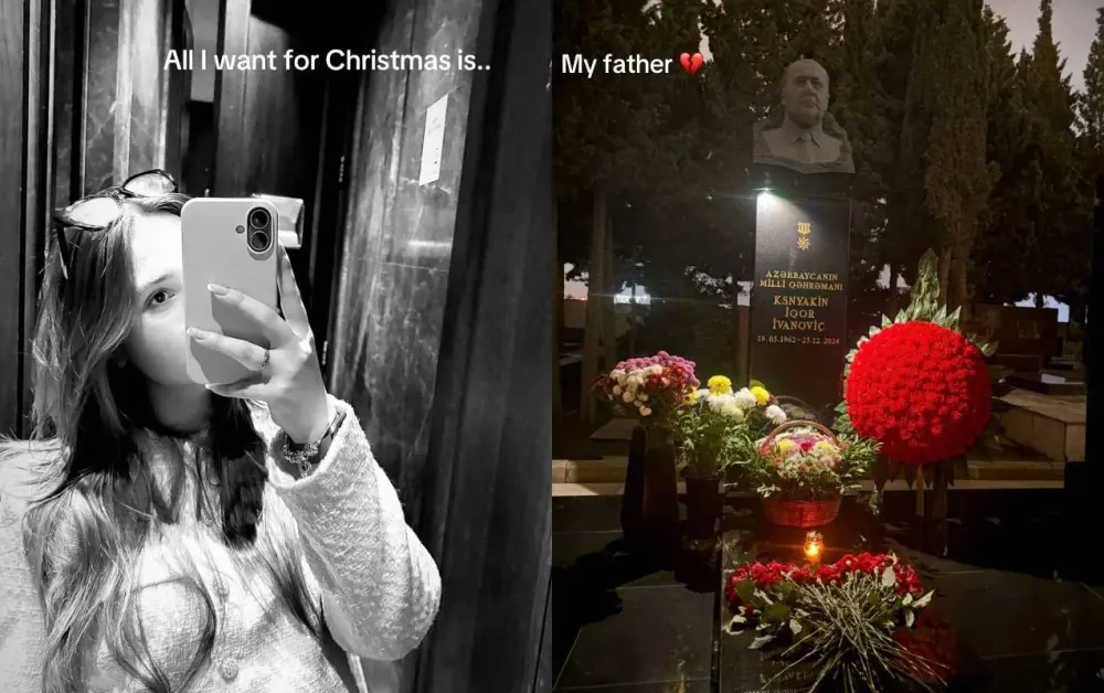 İqor Kşnyakinin qızı: "Yeni ildə atamı istəyirəm" – Foto