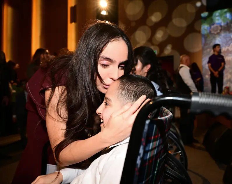 Leyla və Alena Əliyevalar DOST İnklüziv İnkişaf və Yaradıcılıq Mərkəzində - Fotolar