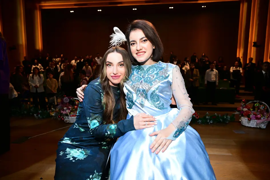 Leyla və Alena Əliyevalar DOST İnklüziv İnkişaf və Yaradıcılıq Mərkəzində - Fotolar