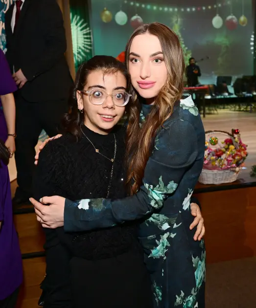 Leyla və Alena Əliyevalar DOST İnklüziv İnkişaf və Yaradıcılıq Mərkəzində - Fotolar