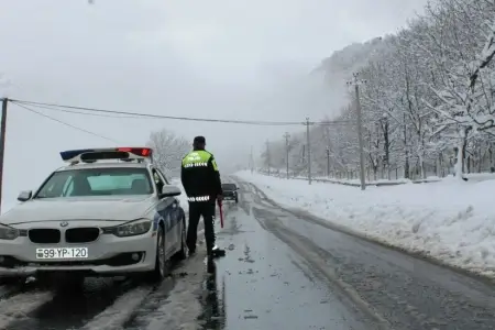 DYP hərəkət iştirakçılarına xəbərdarlıq etdi: Yollarda ehtiyatlı olun!