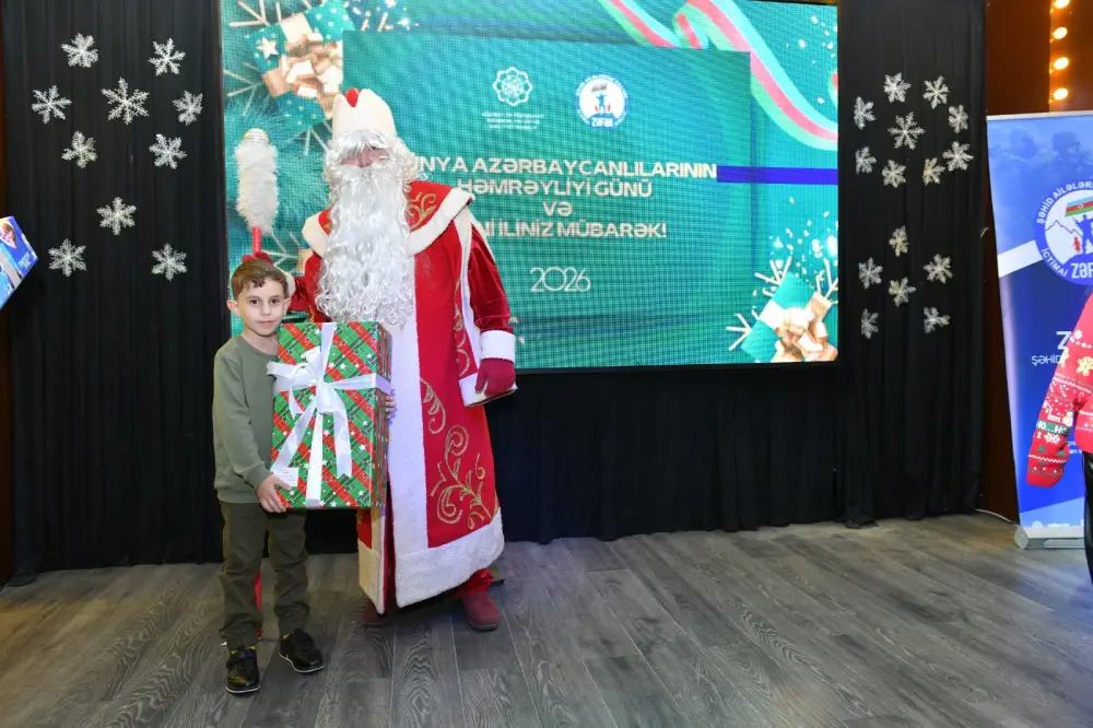 Şəhid övladları üçün Yeni il şənliyi keçirilib!