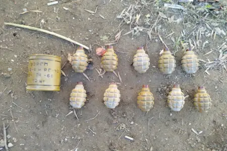 Binəqədidə 10 qumbara aşkar edildi - Video