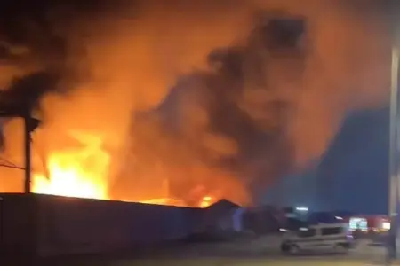 Sumqayıtda sex yanır - VİDEO