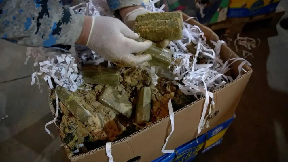 Qarpızın içindən 28 kiloqram gizli yük çıxdı - Gömrükdə əməliyyat 