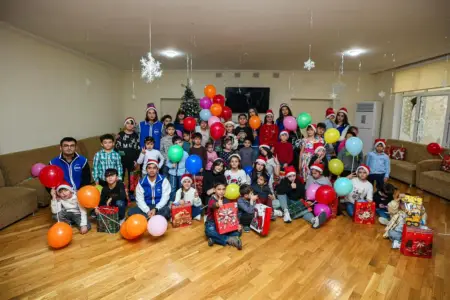Leyla Əliyevanın təşəbbüsü ilə bir sıra uşaq müəssisələrində Yeni il tədbiri keçirildi