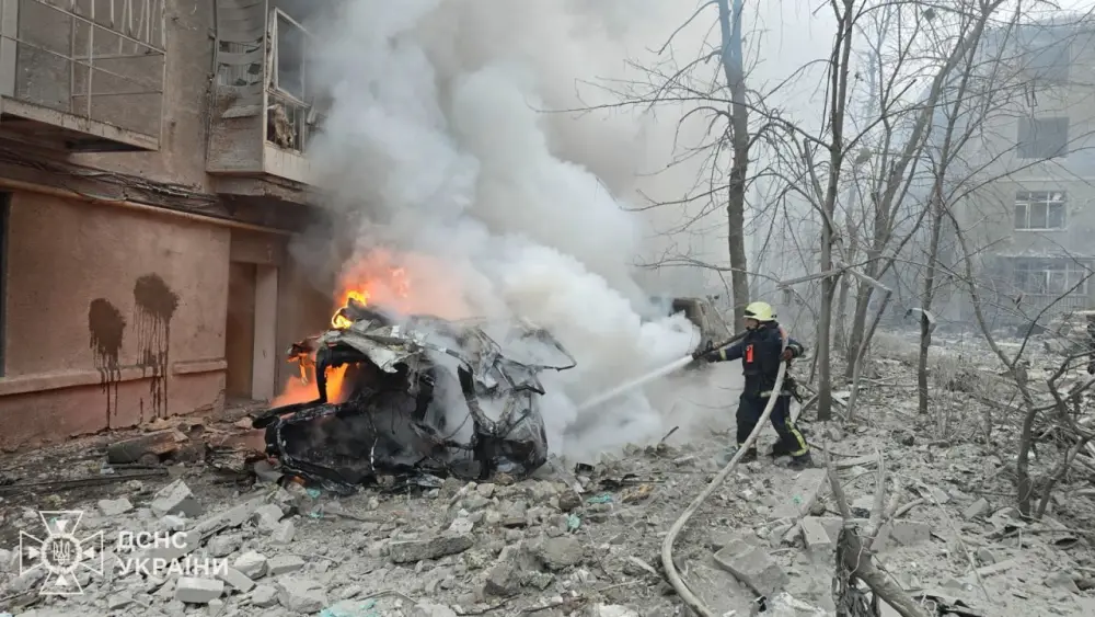 Xarkova raket zərbəsi: 30 nəfər yaralandı – Fotolar