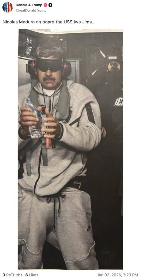 Tramp Maduronun şok görüntüsünü yaydı – FOTO